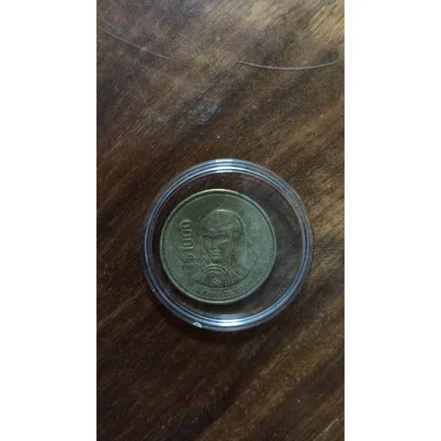 Moneda De Colección De 1000 Pesos Sor Juana Inés De La Cruz