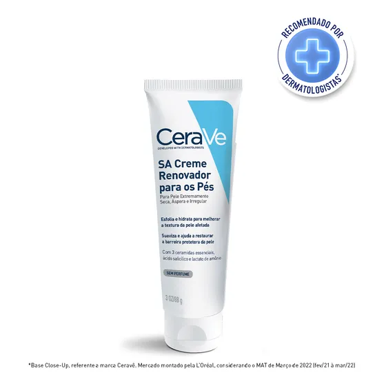 Cerave Creme Renovador Para Os Pés 88g