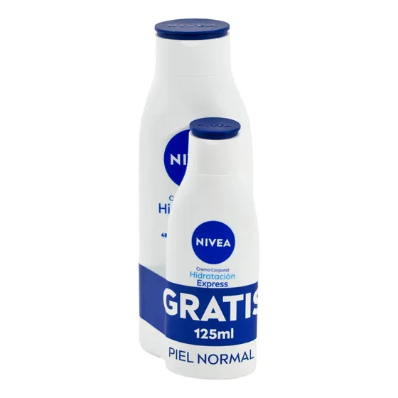 Pack Nivea Hidratación Express 400ml + 125ml De Fragancia Sin Aroma