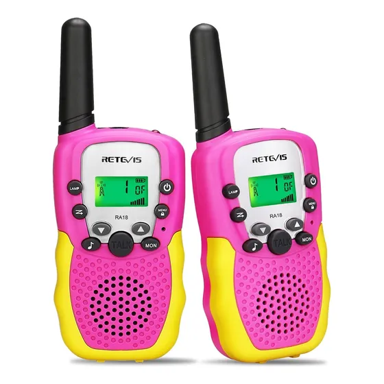 Pack De 2 Walkie Talkies Para Niños Retevis Ra18, 22 Canales