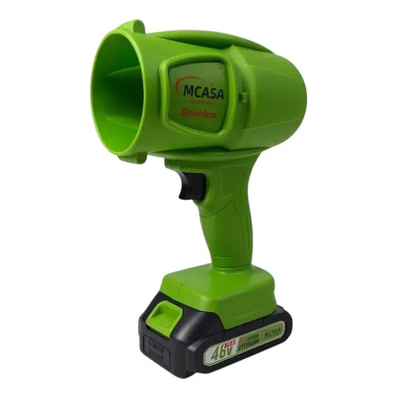 Soplador Inalambrico Casa Jardin 2 Baterias Litio Mcasa Verde Lima