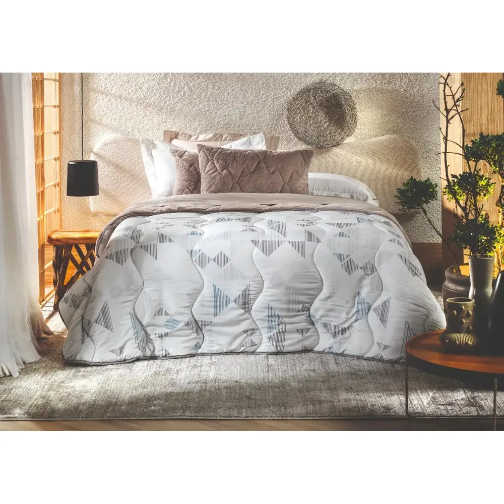 Coberdrom Edredom Grosso Dupla Face Blend Comforto Casal Altenburg