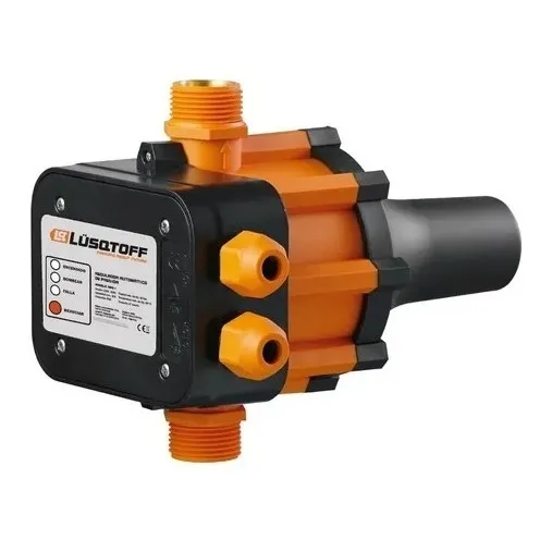 Regulador Automatico De Agua Lusqtoff Mps-1 Conex. 1´´ Frecuencia 50hz Fase Eléctrica Monofásica Color Naranja