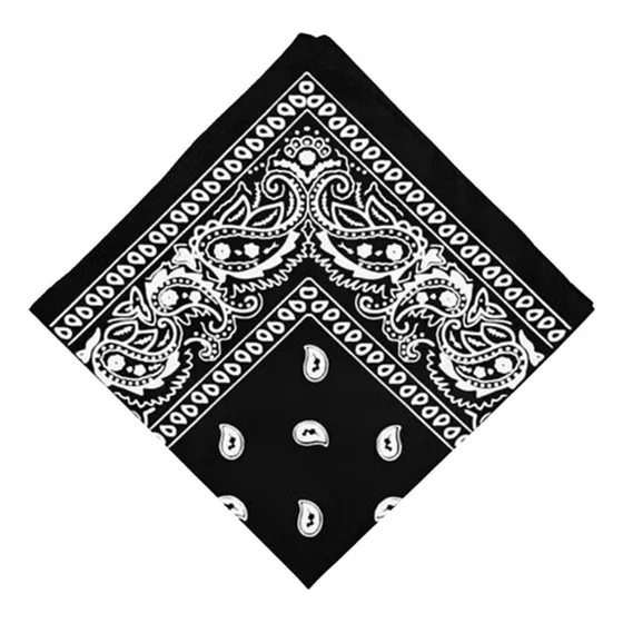 Pack De 12 Pañuelos Un Solo Color Con Estampado Unisex Nf