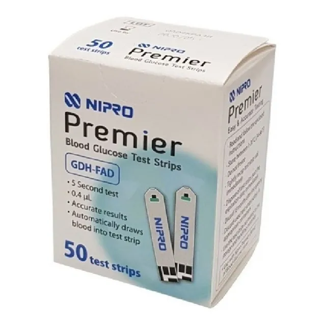 Tiras Cinta Reactivas Nipro Premier X 50 Und