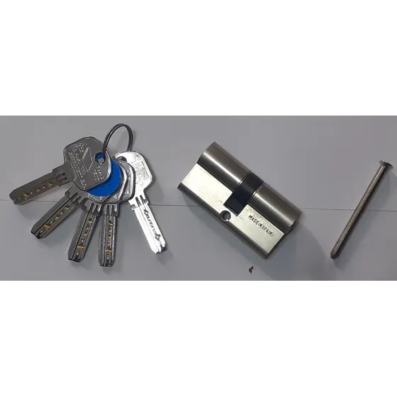 Cilindro De Seguridad Tesa T60 30x30 5 Llaves Leva Corta