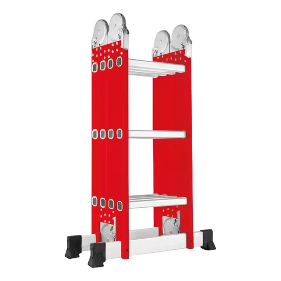 Escalera Aluminio Plegable Multifuncion 4 X 3 M 12 Escalones