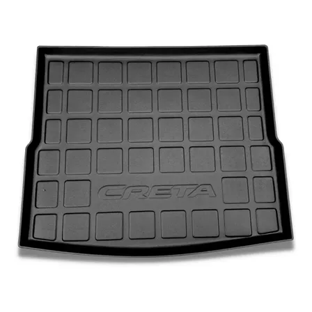 Hyundai Creta Tapete Bandeja Protetor De Porta Malas 2022 23 Preto