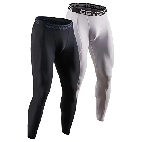 Devopa 2 Pantalones De Compresión Masculinos Leggings Dg32y