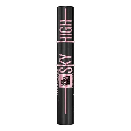 Máscara De Cílios Lavável Com Extrato De Bambu E Escova Flexível, Edição Especial, Lash Sensational Sky High Cosmic Black Maybelline Ny 7,2ml