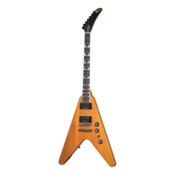Guitarra Gibson Dave Mustaine Flying V Exp Antique Natural