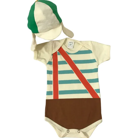 Body Turma Do Chaves Tematico Bebe Mesversario Menino