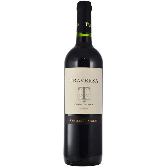 Vino Tinto Traversa Tannat-merlot Botella 750ml