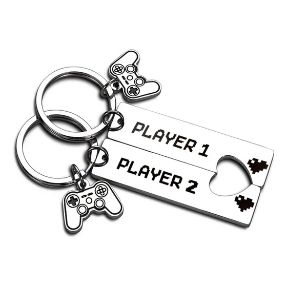 Llaveros Con Hebilla Gamer Gifts, Divertidos Jugadores De 1