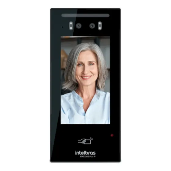 Porteiro Eletronico Facial E Qr Code - Xpe 3200 Plus Ip Cor
