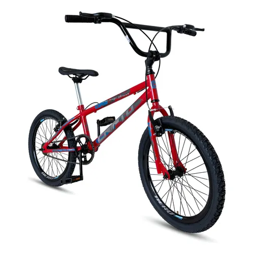 Bicicleta BMX Aro 20 STX Quadro Aço Carbono Freios V-Brake Preto