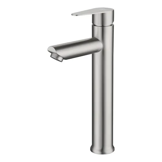Grifería Institucional Para Baño Brush Nickel