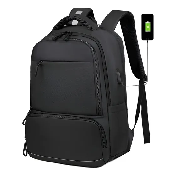 Mochila Notebook Impermeável Usb Reforçada Anti-furto