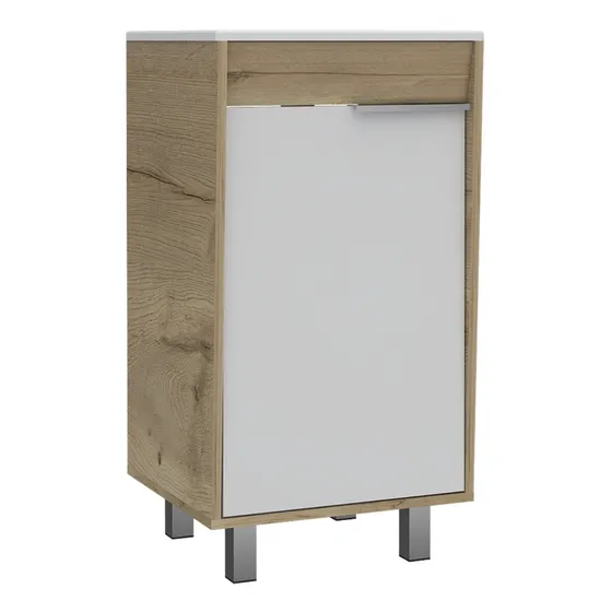 Mueble Lavamanos Carter 45 Piso - Duna / Blanco