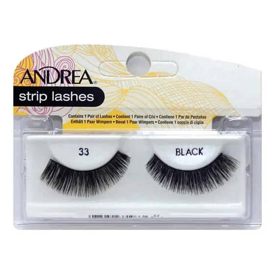 Pestañas Andrea 23310 de Cabello Humano, Negras | Cuotas sin interés