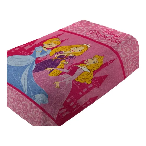 Frazada Manta Princesas Súper Soft En Caja 1 Plaza 150x200