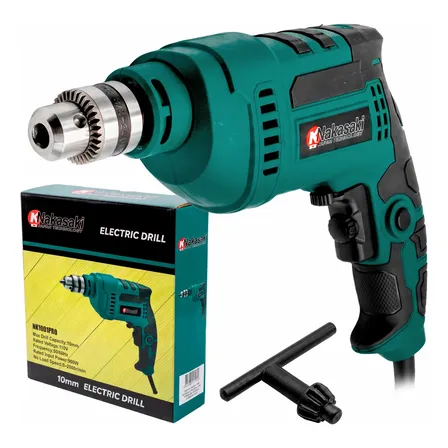 Furadeira E Parafusadeira Elétrica Profissional 900w 10mm Azul-aço 220v 50/60hz