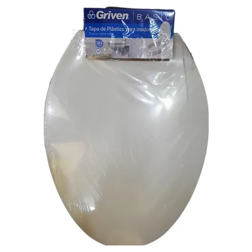 Asiento Tapa Para Poceta Alargado 18,5puLG Plastico, Griven