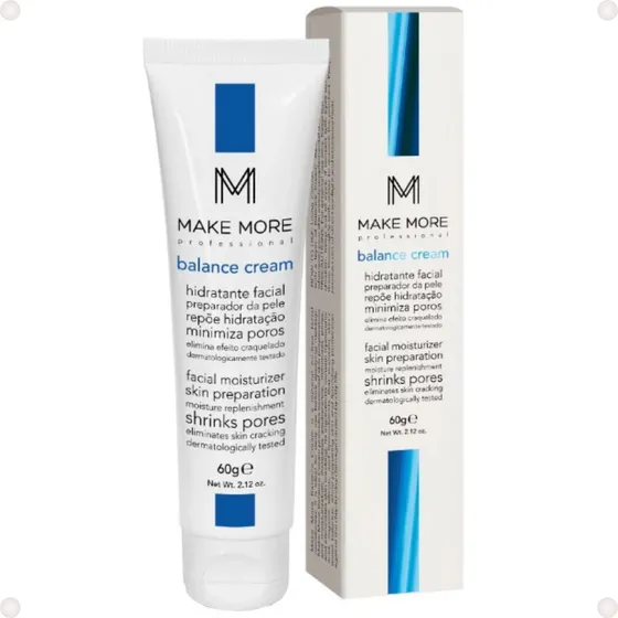Hidratante Facial Make More Balance Cream 60g Equilíbrio