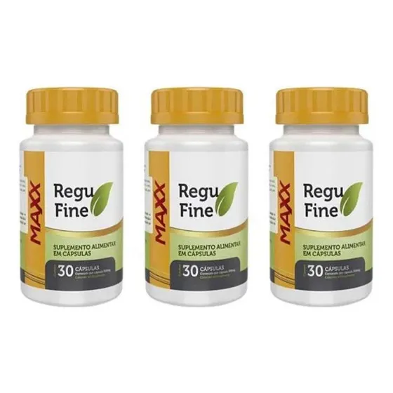 3 Frascos Regu Fine Maxx  10x S/jurosss + Frete Grátis