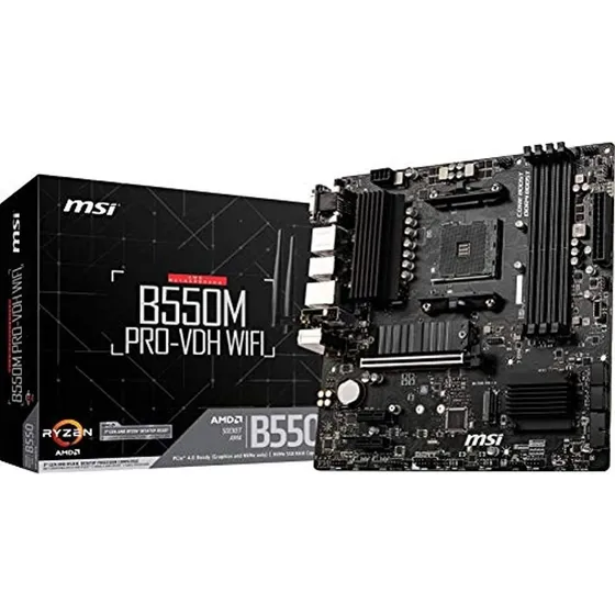 Placa Madre Msi B550m Pro-vdh Wifi Pro Series Amd, Am4, Ddr4