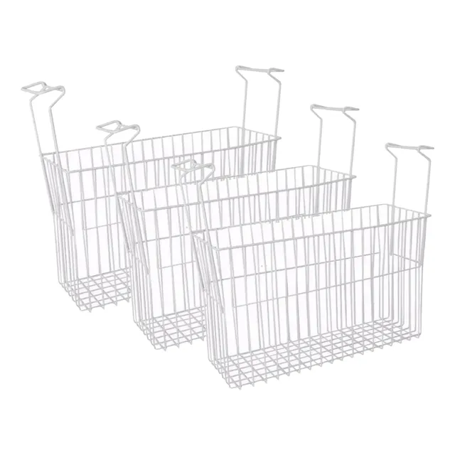 Kit 3 Cesto Freezer Horizontal Separador Picolés Polpa Fruta