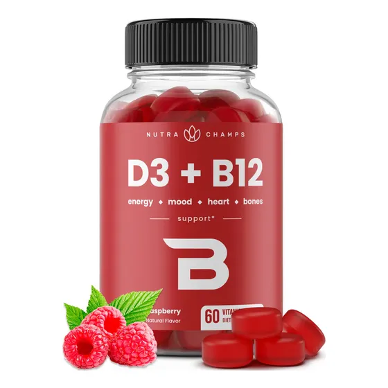 Gomitas Nutrachamps Vitamina D3 Y Vitamina B12 60 Unidades