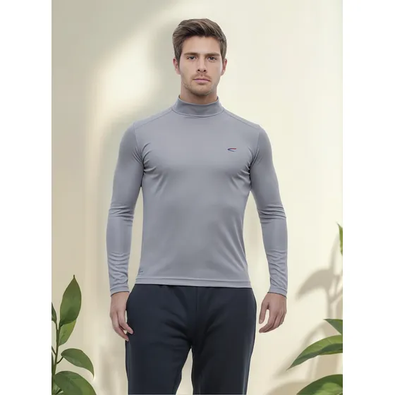 Media Polera Cameron Hombre Manga Larga Deportivo