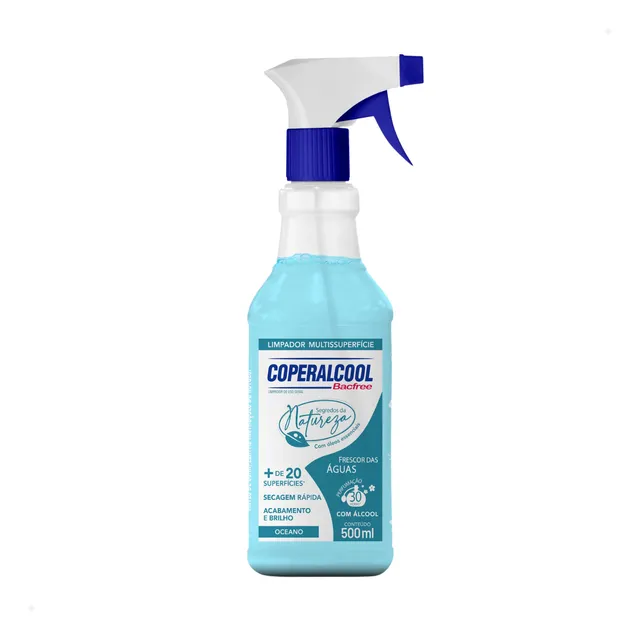 Álcool Perfumado Coperalcool Oceano 500ml Frescor Das Águas