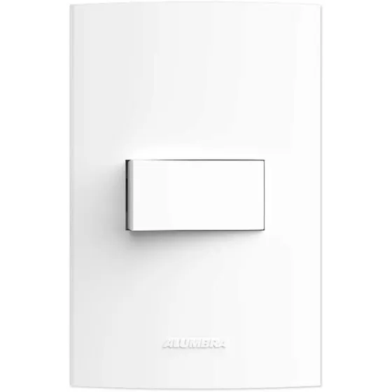Conjunto Interruptor Paralelo Branco Inova Pro Alumbra 85034