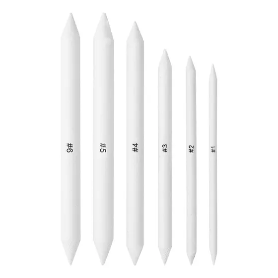 Set De 6 Difuminos Para Dibujo Arte X2 Unid