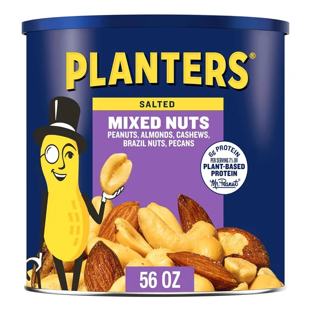 Planters Frutos Secos Mixtos Salados, Maní, Almendras 1.58kg