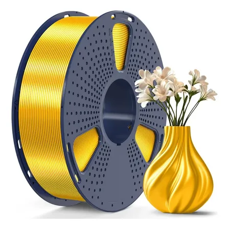 Filamento 3d Sunlu Printer Filament Pla +silk De 1.75mm 1kg Dourado