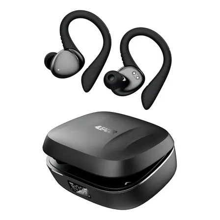 Fone de Ouvido Bluetooth Sem Fio com Microfone Cancelamento de Ruído Ativo Prova d'água 32h Bateria Case 3500mAh Esportivo Android iPhone Leve e Confortável