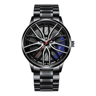 L Reloj Rin De Auto Deportivo Giratorio Acero Inox - 2025 L Reloj Rin De Auto Deportivo Giratorio Acero Inox - 2025
