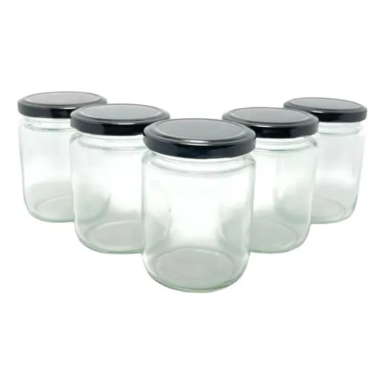 Bollon, Pote, Frasco De Vidrio De 450ml Con Tapa Rosca X10