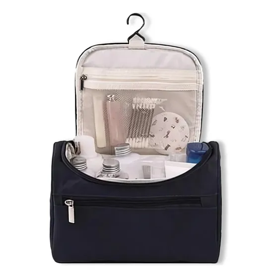 Neceser De Colgar Con Percha Negro Lookmy | Organizador De Cosméticos Y Maquillaje Para Viaje |