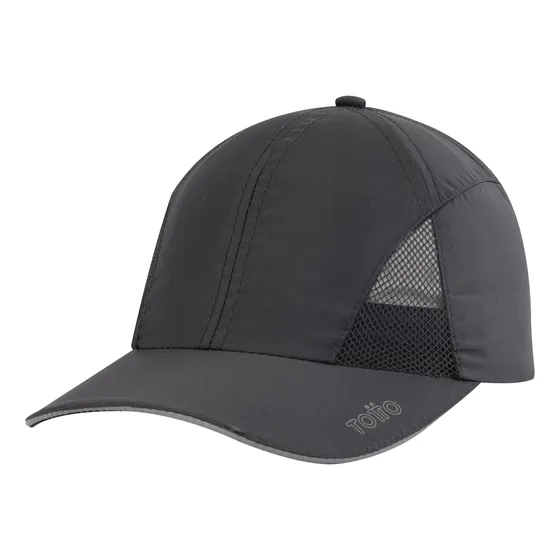 Gorra Beisbolera Filtro Uv Para Hombre Negro Ciclyng Totto