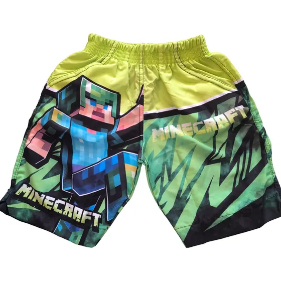 Short Playero Para Niños Talla 4 A La 10 - Tela Microfibra