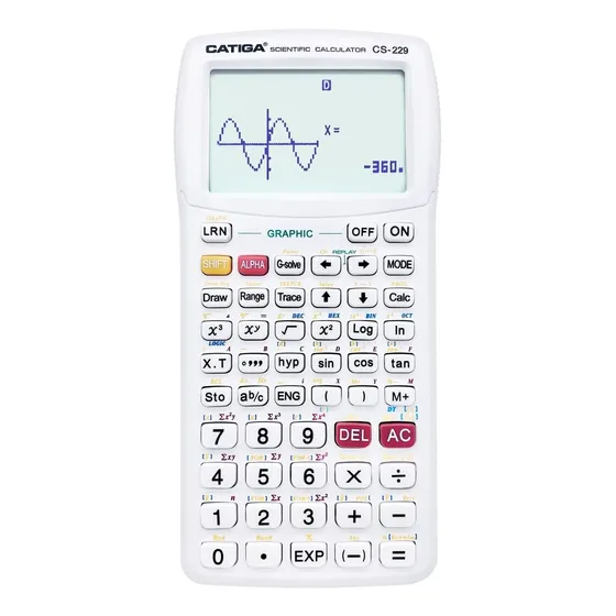 Calculadora Graficadora Científica Funciones Gráficas Blanca