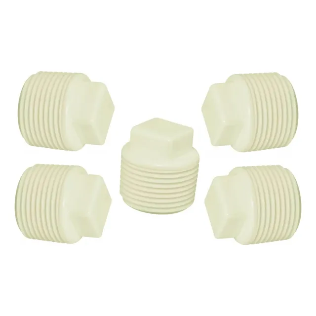 Plug Tampão 1 Polegada Rosca 5 Unidades