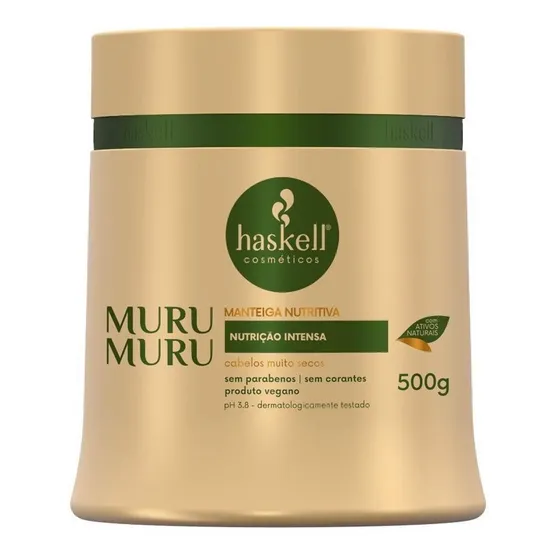 Máscara Hidratante Haskell Manteiga Murumuru Nutrição 500gr