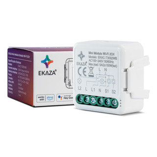 Interruptor Mini MĂłdulo Ekaza 2 Canais Smart Wifi Alexa Interruptor Mini MĂłdulo Ekaza 2 Canais Smart Wifi Alexa
