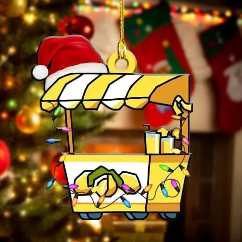 Adorno Soporte Limonada Navideña Navidad Divertido Amante 2d