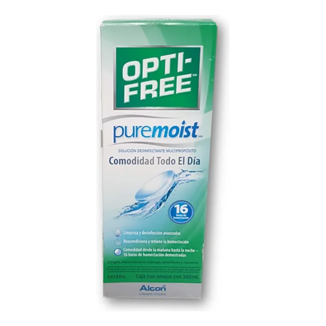 Opti - Free Pure Moist 300ml - Óptica Ruglio